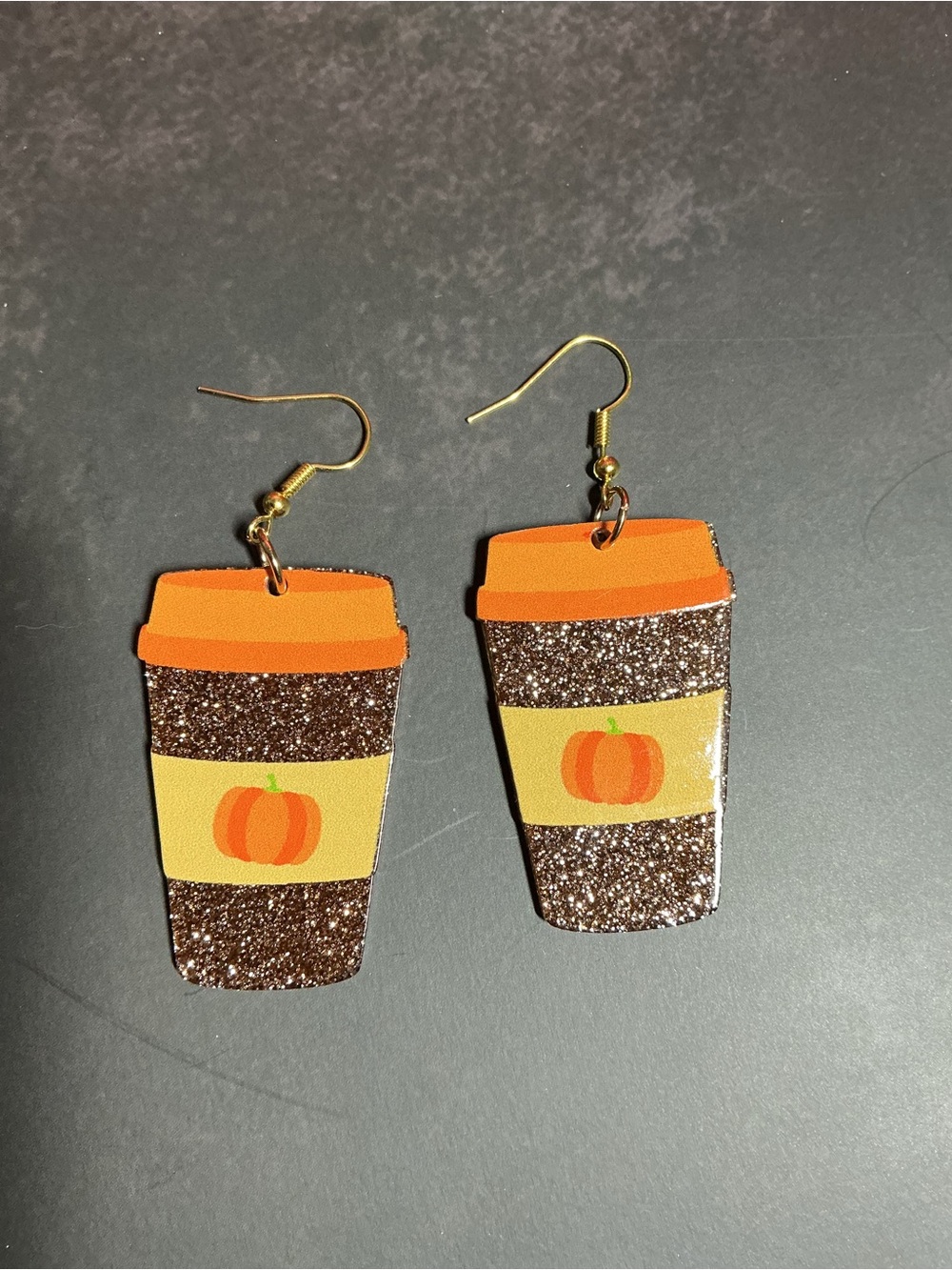 Pumpkin Spice Latte Earrings